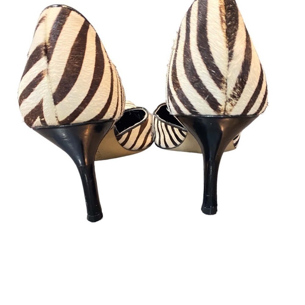 Anne Klein Zebra Print Heels l Women’s Size 8 Shoes - Picture 4 of 5